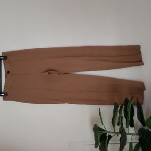 Pull & Bear tan trouser pants, career pants, women's size large